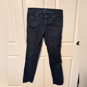 Yves Saint Laurent Dark Green Pants with Gold Accents